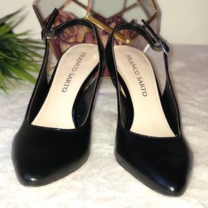 FRANCO SARTO L-HEART HIGH HEEL SIZE 7.5M LEATHER